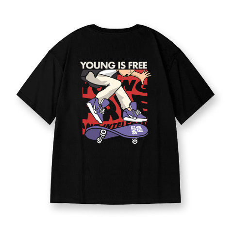 Custom printed T-shirt profit example