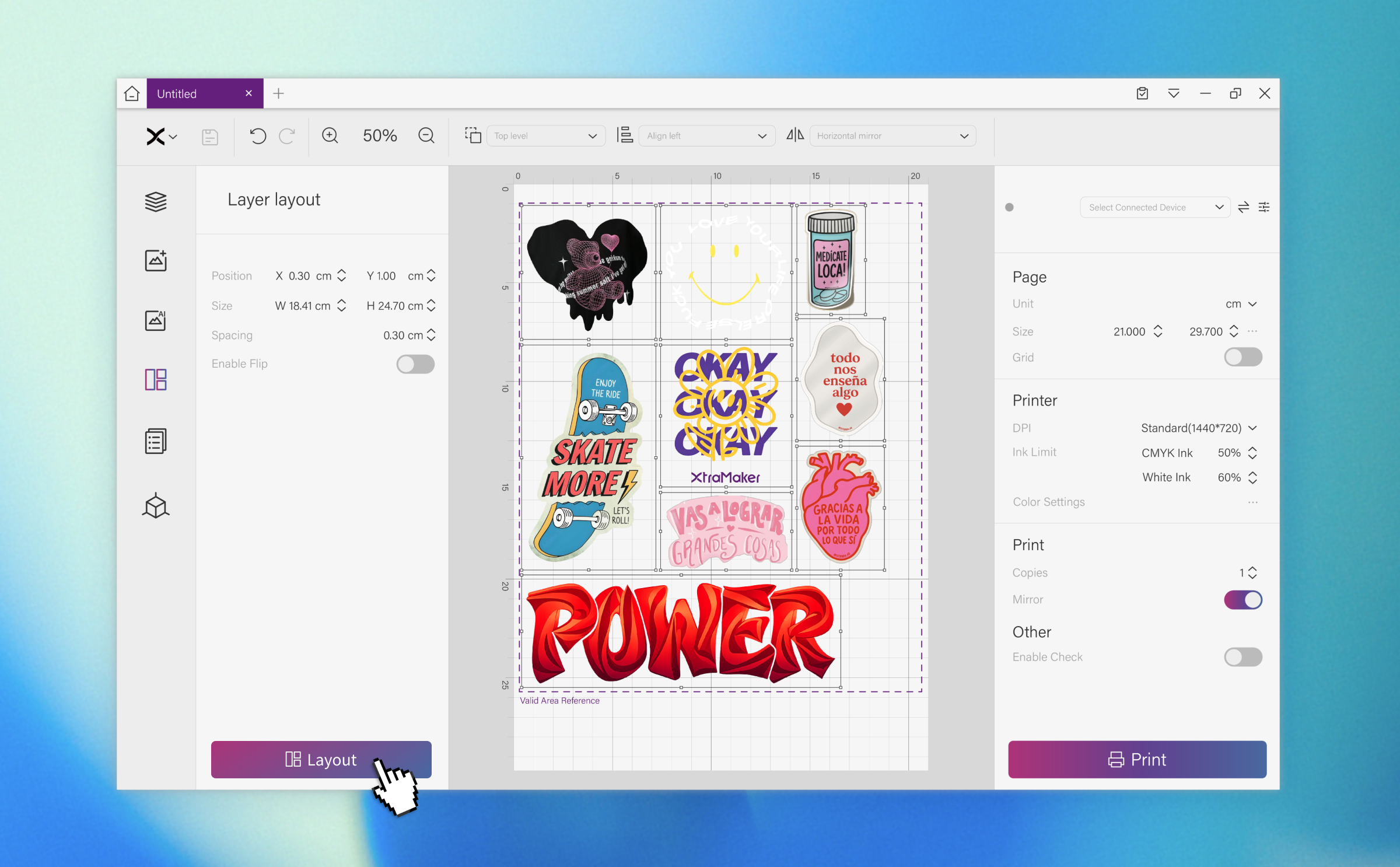 XtraMaker Studio software screenshot
