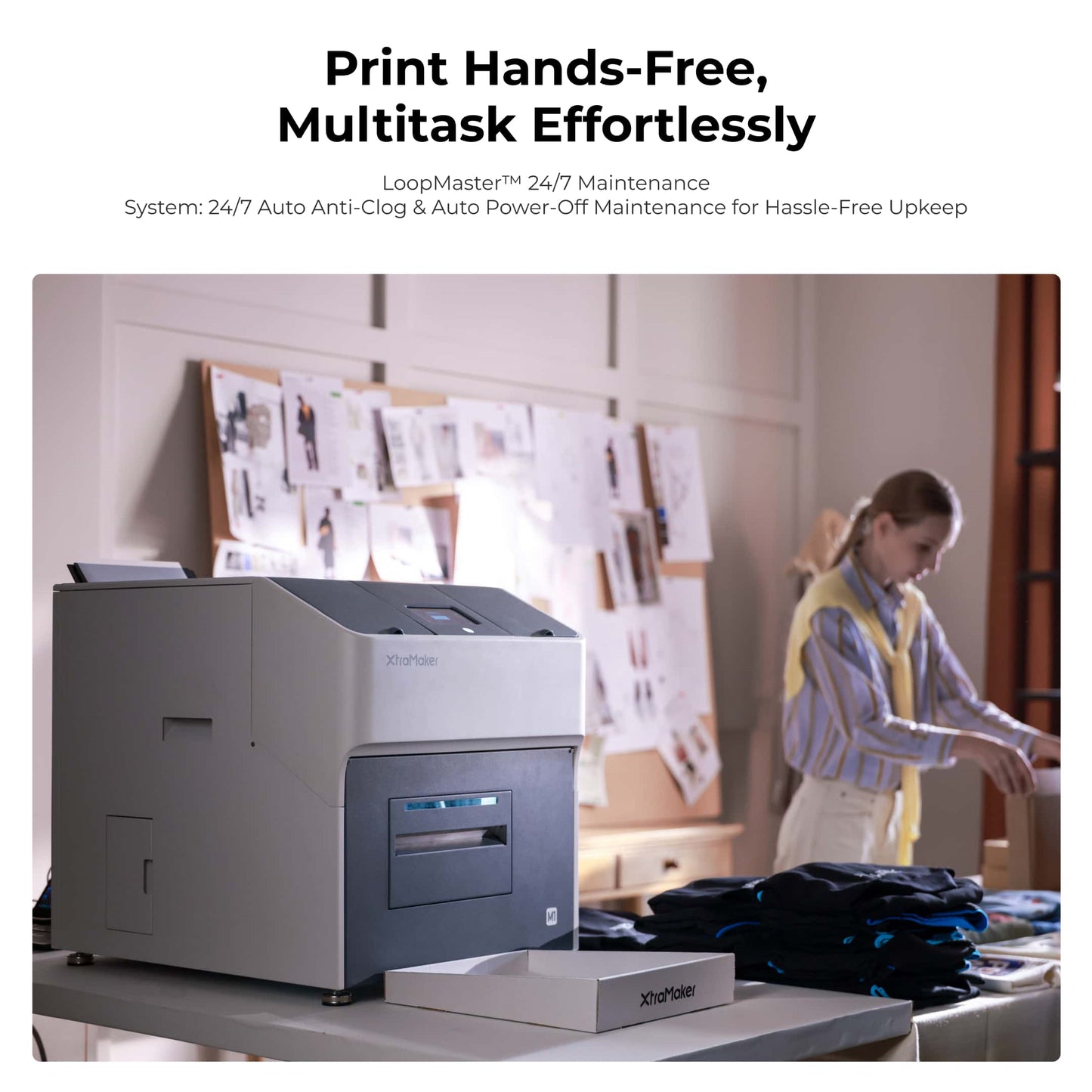 XtraMaker 5-in-1 Smart Desktop DTF Printer Deposit Reservation