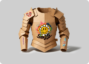 Cardboard print