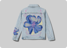 Denim print